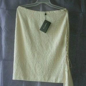 New St. John Evening Skirt Sz 8 Wool Blend Bright